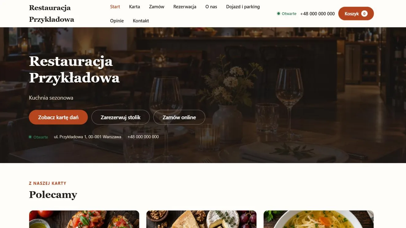 Silnik Stronoroba Gastronomia